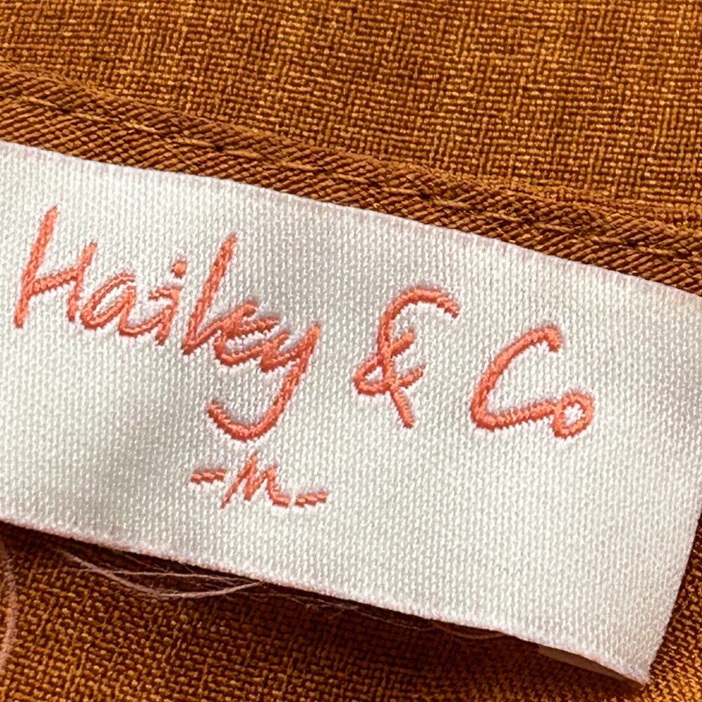 Boho Embroidered Peasant Blouse - Rust - Picture 6 of 7